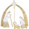 Best Choice Products Lighted 2D Christmas Nativity Scene Outdoor Décor w/ Twinkling LED Lights